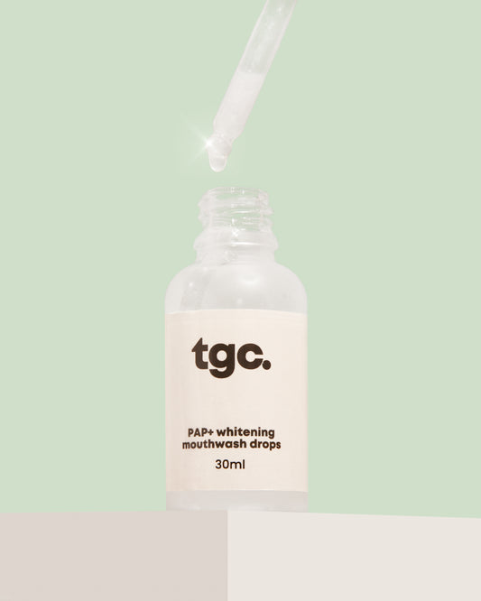 PAP+ Teeth Whitening Mouthwash Drops - The Good Company