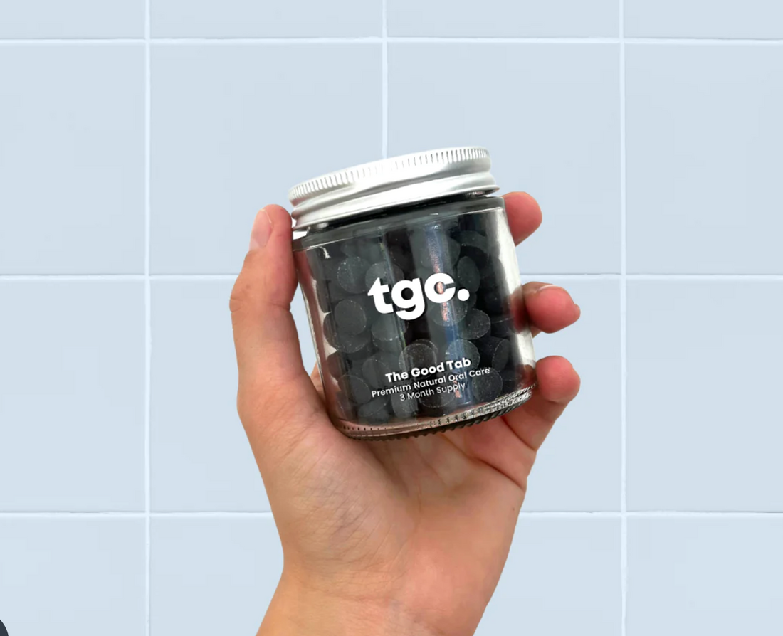 Mint Charcoal Toothpaste Tablets by The Good Company