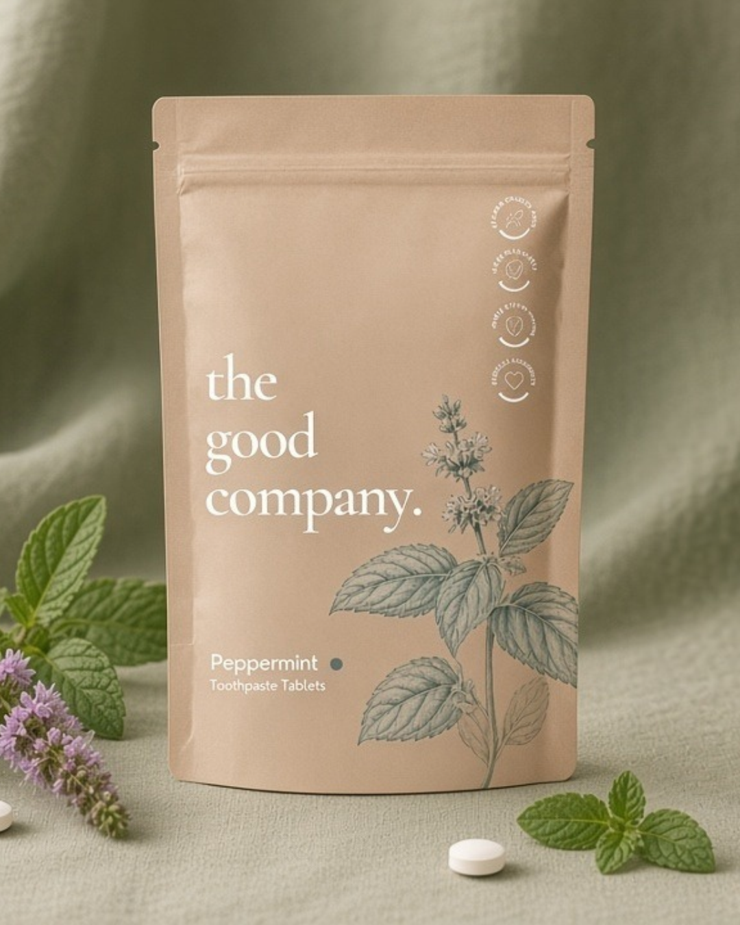 Peppermint Tooth Tabs Refill Pack
